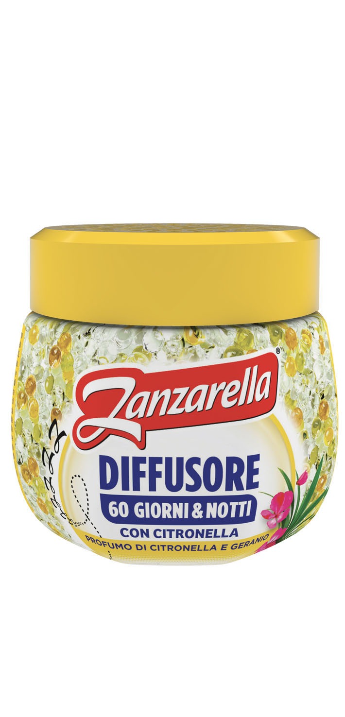 ZANZARELLA DIFFUSORE 60 GIORNI & NOTTI
