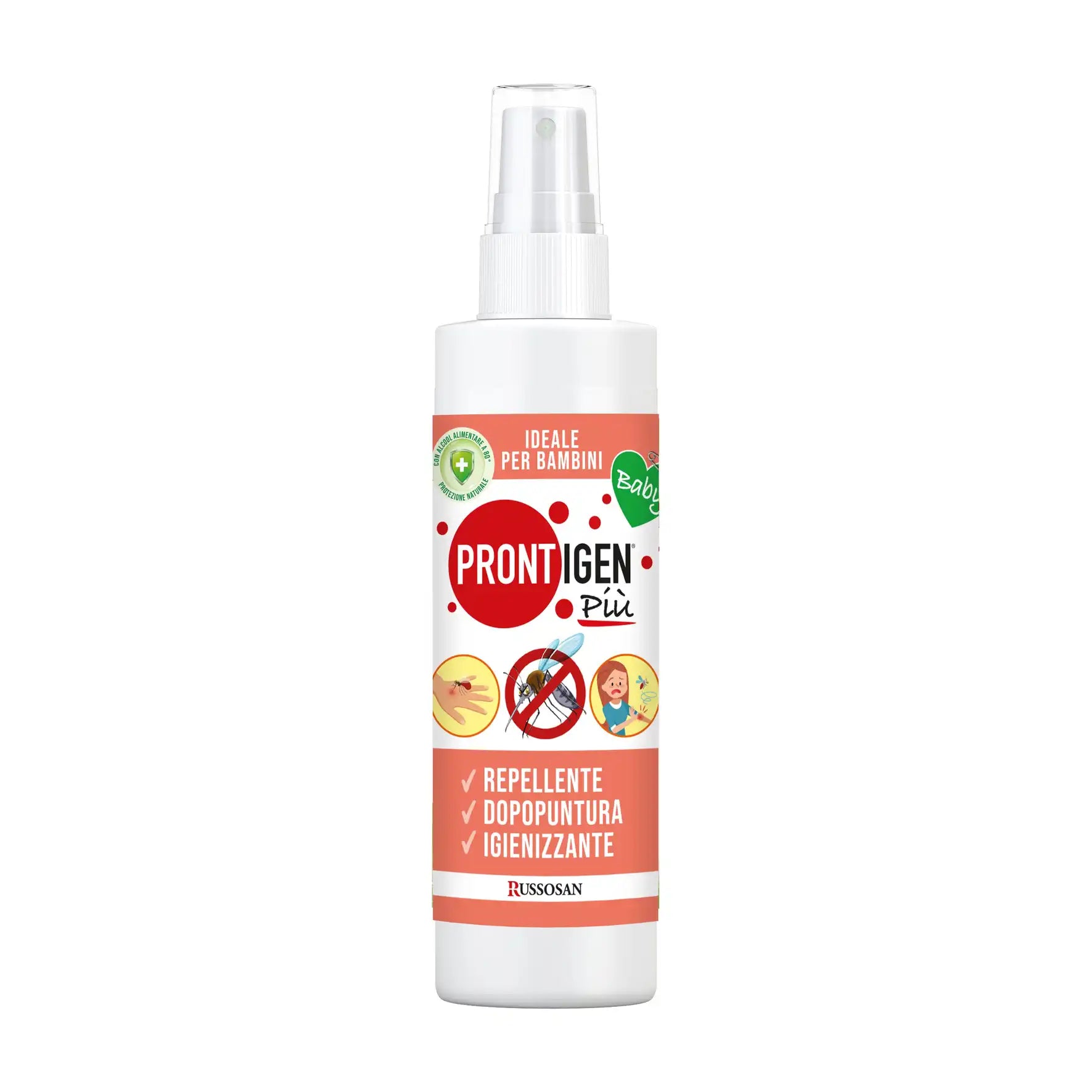 Spray repellente e dopo puntura Prontigen Più baby