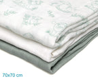Set 3 Mussole KioKids verde
