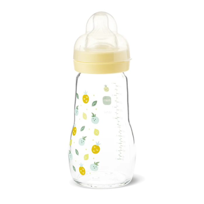MAM Biberon vetro feel good 260ml Pattern Fruits