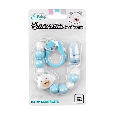 I'm baby Catenella in silicone azzurro