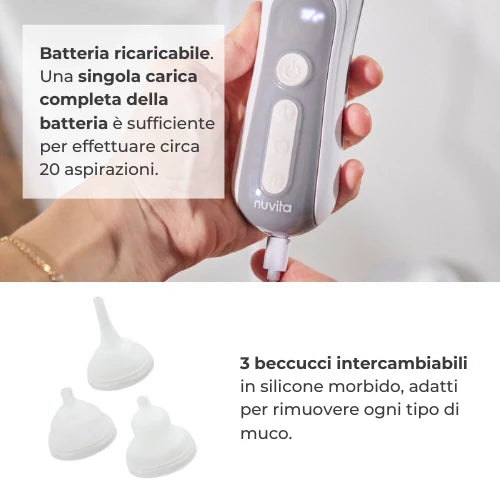 Aspiratore nasale elettrico Nuvita