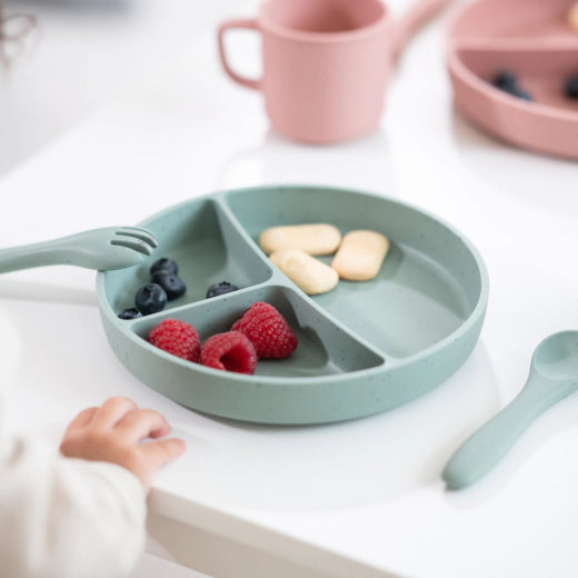 Piatto in silicone con scompartimenti Kikkaboo