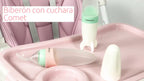 Biberon con cucchiaio