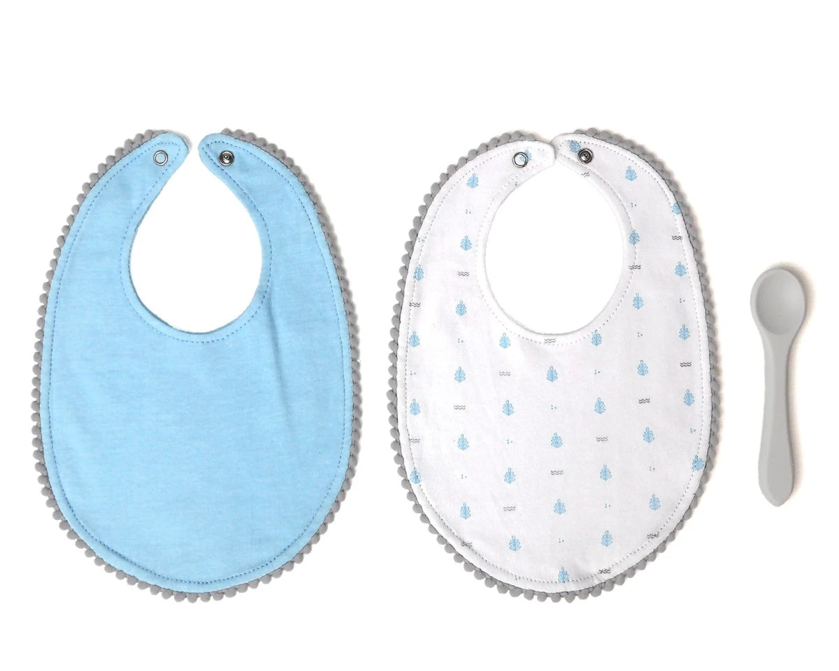 Bavaglino con Cucchiaino in silicone
